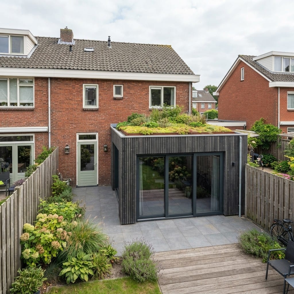 Houten Uitbouw